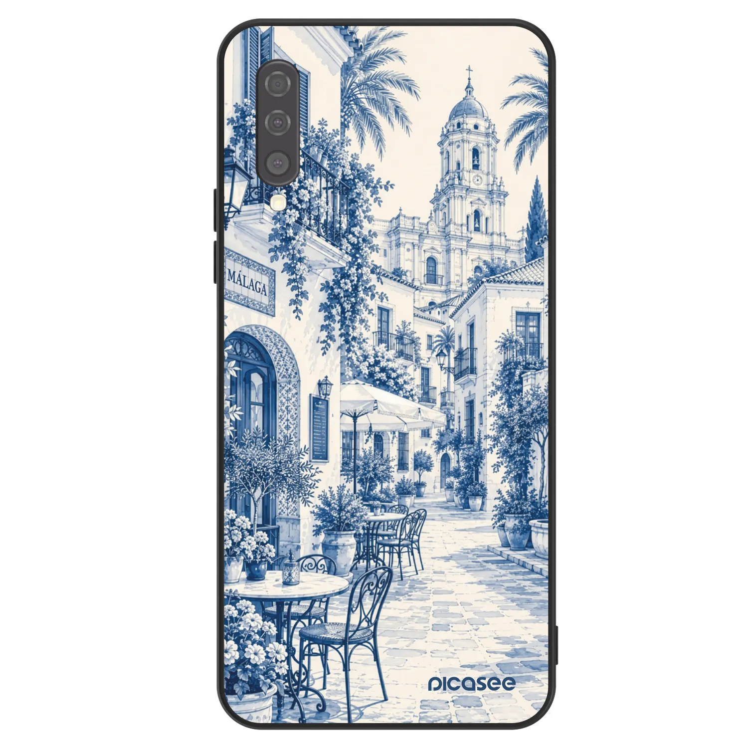 Picasee ULTIMATE CASE pro Samsung Galaxy A50 A505F - Calle Azul