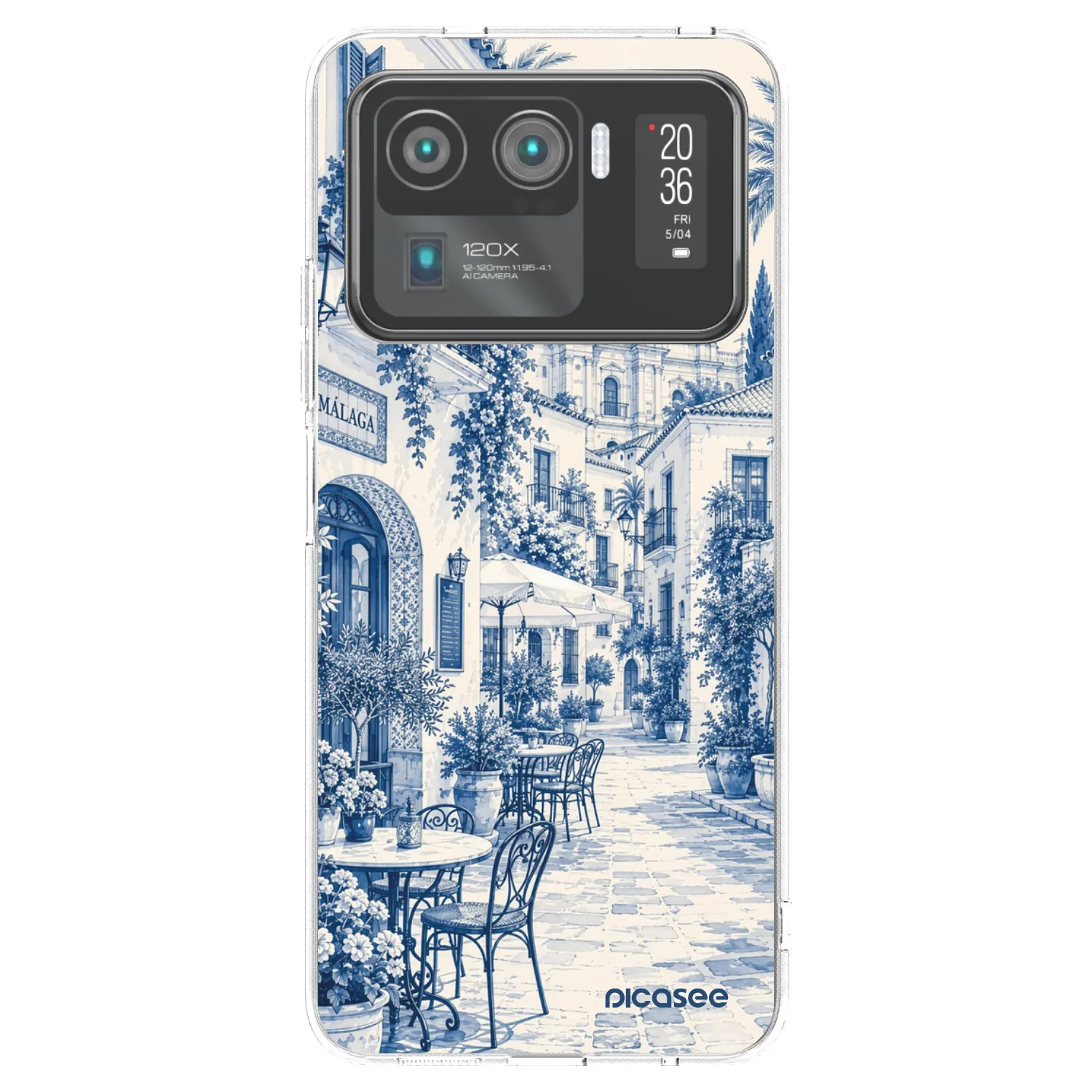 Picasee silikonový průhledný obal pro Xiaomi Mi 11 Ultra - Calle Azul