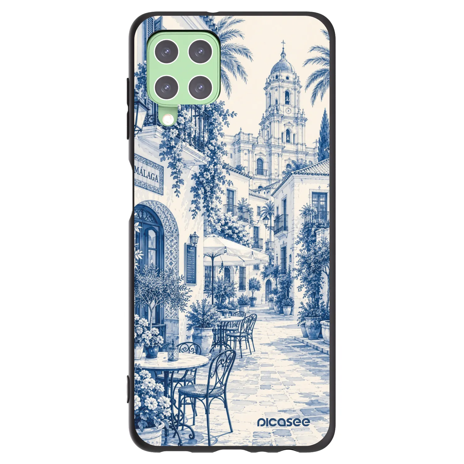 Picasee silikonový černý obal pro Samsung Galaxy A22 A225F 4G - Calle Azul