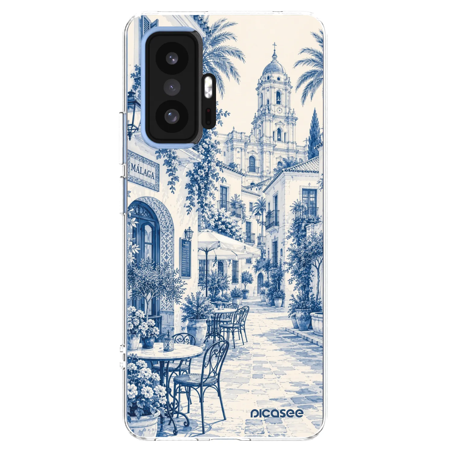 Picasee silikonový průhledný obal pro Xiaomi 11T Pro - Calle Azul