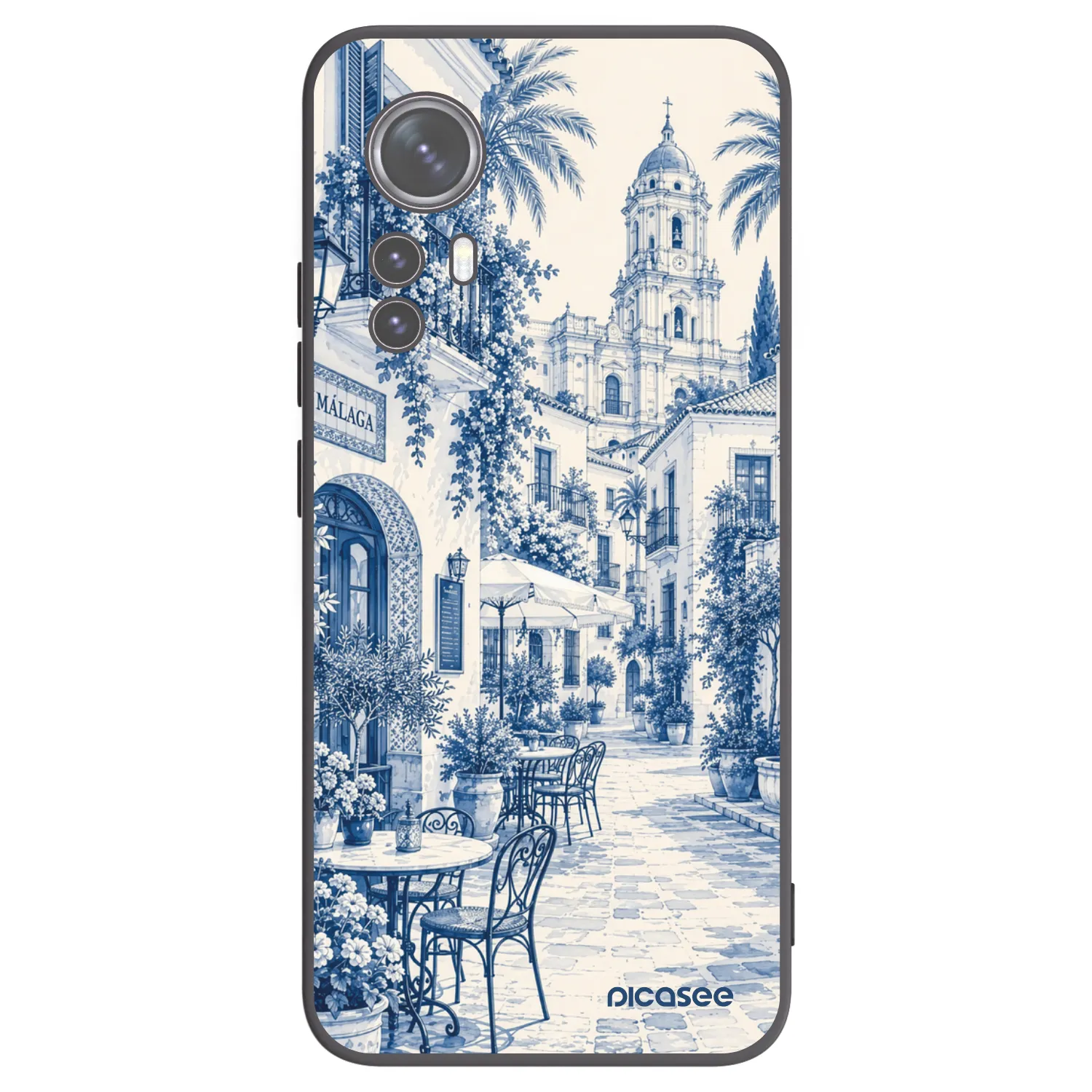 Picasee silikonový černý obal pro Xiaomi 12X - Calle Azul
