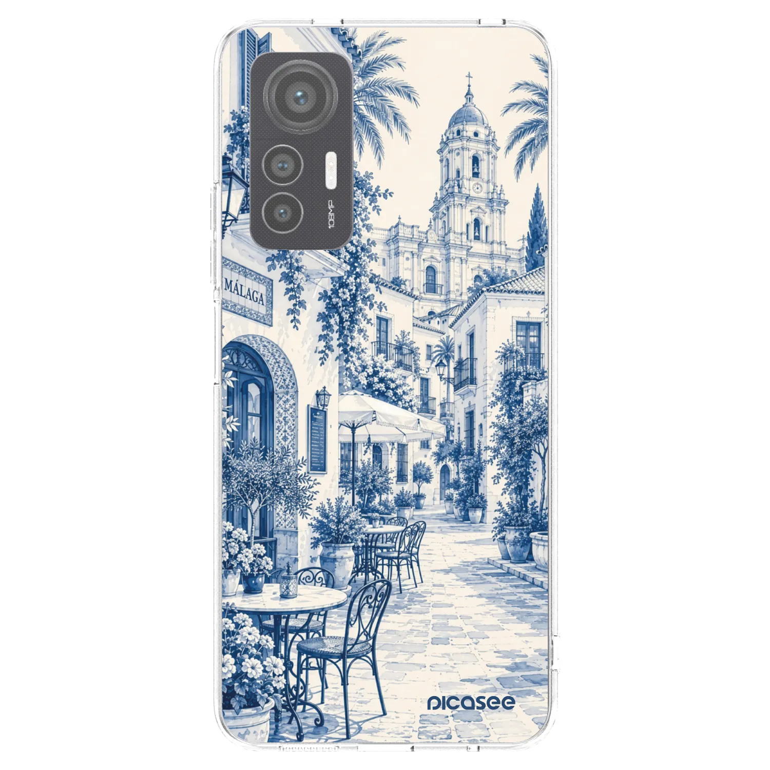 Picasee silikonový průhledný obal pro Xiaomi 12 Lite - Calle Azul