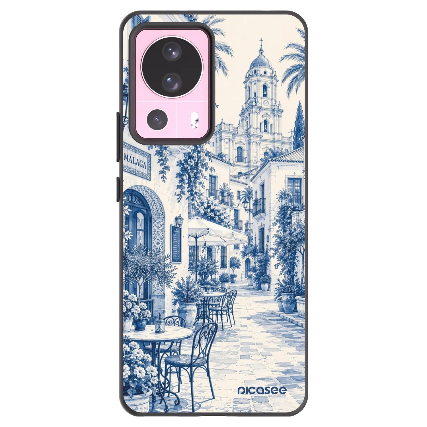 Picasee silikonový černý obal pro Xiaomi 13 Lite - Calle Azul