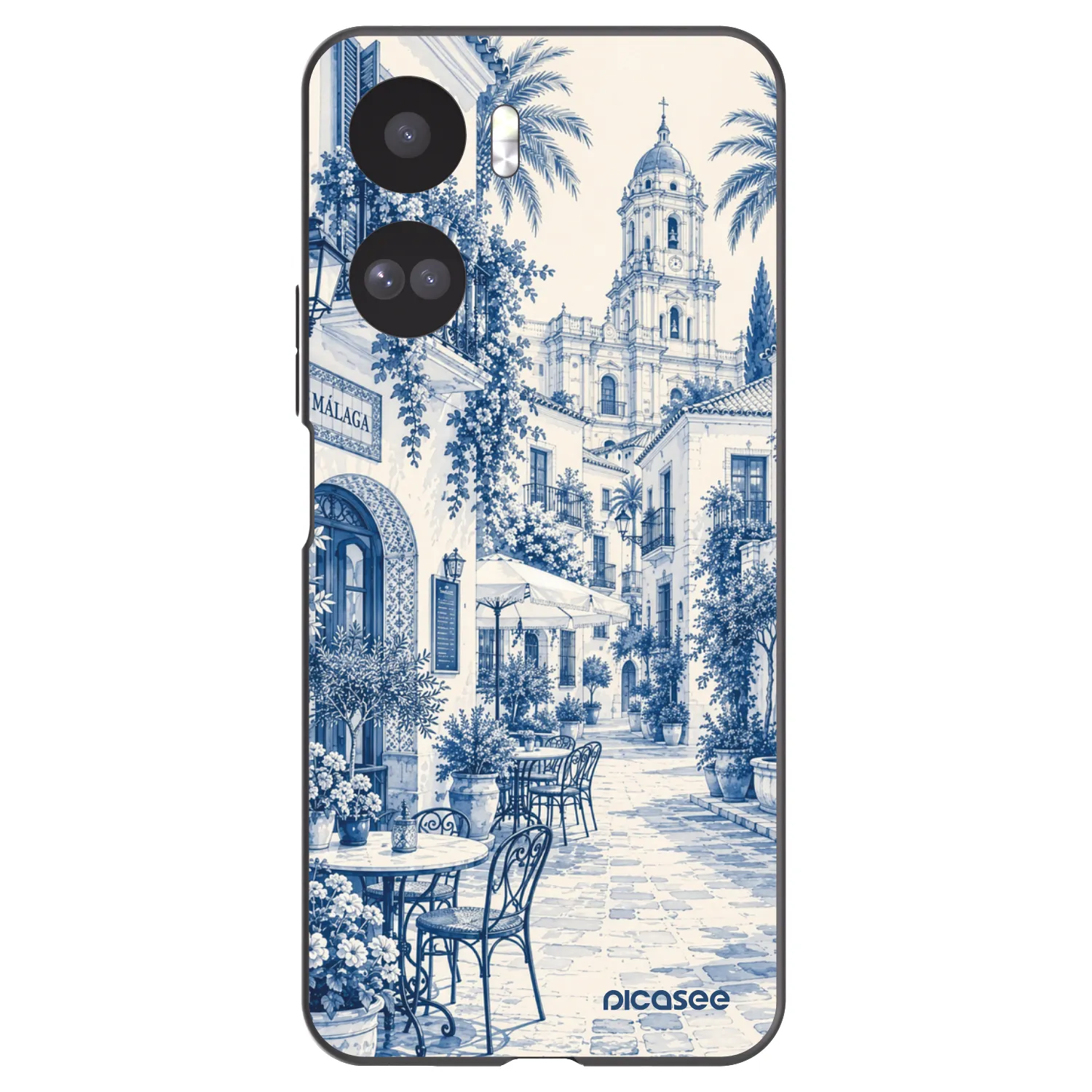 Picasee silikonový černý obal pro Honor 90 Lite 5G - Calle Azul