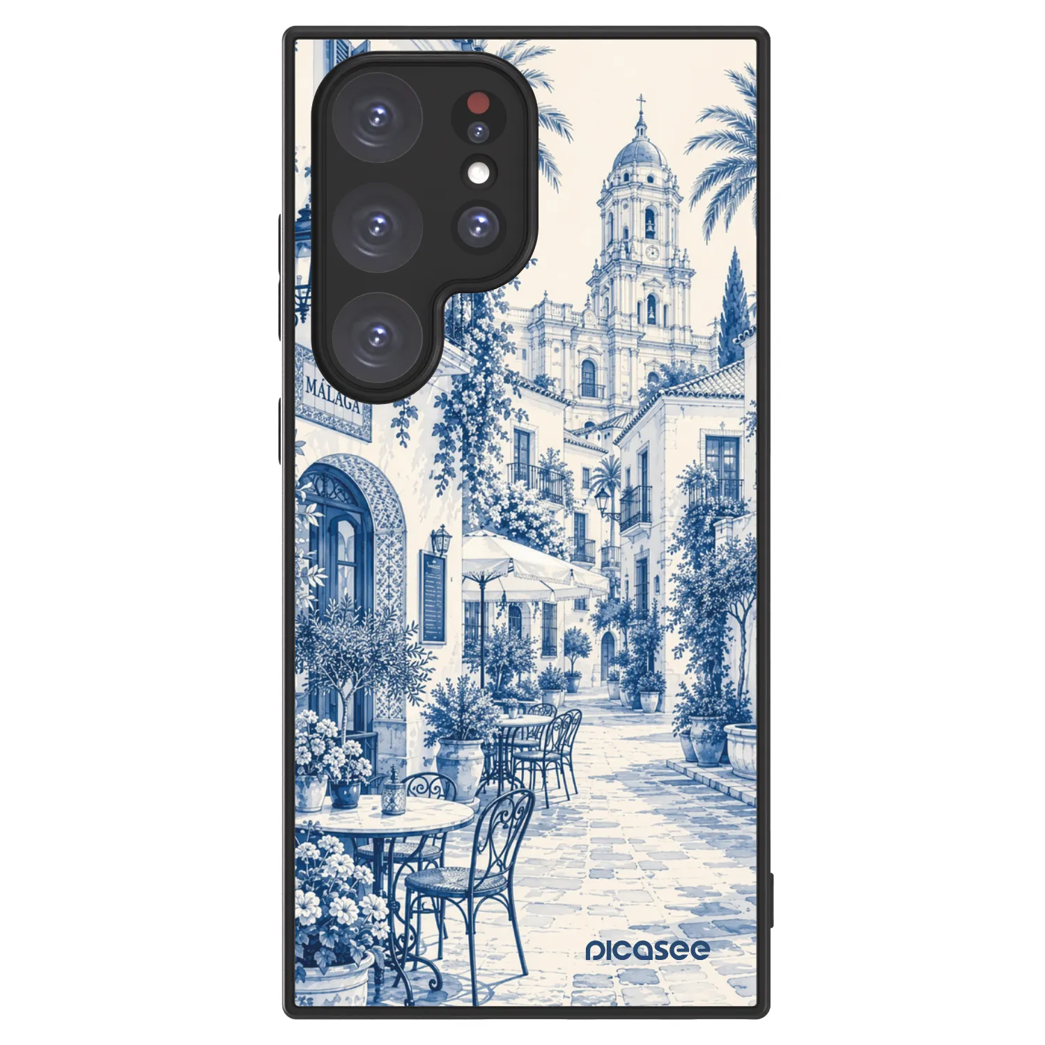 Picasee ULTIMATE CASE PowerShare pro Samsung Galaxy S24 Ultra S928B 5G - Calle Azul