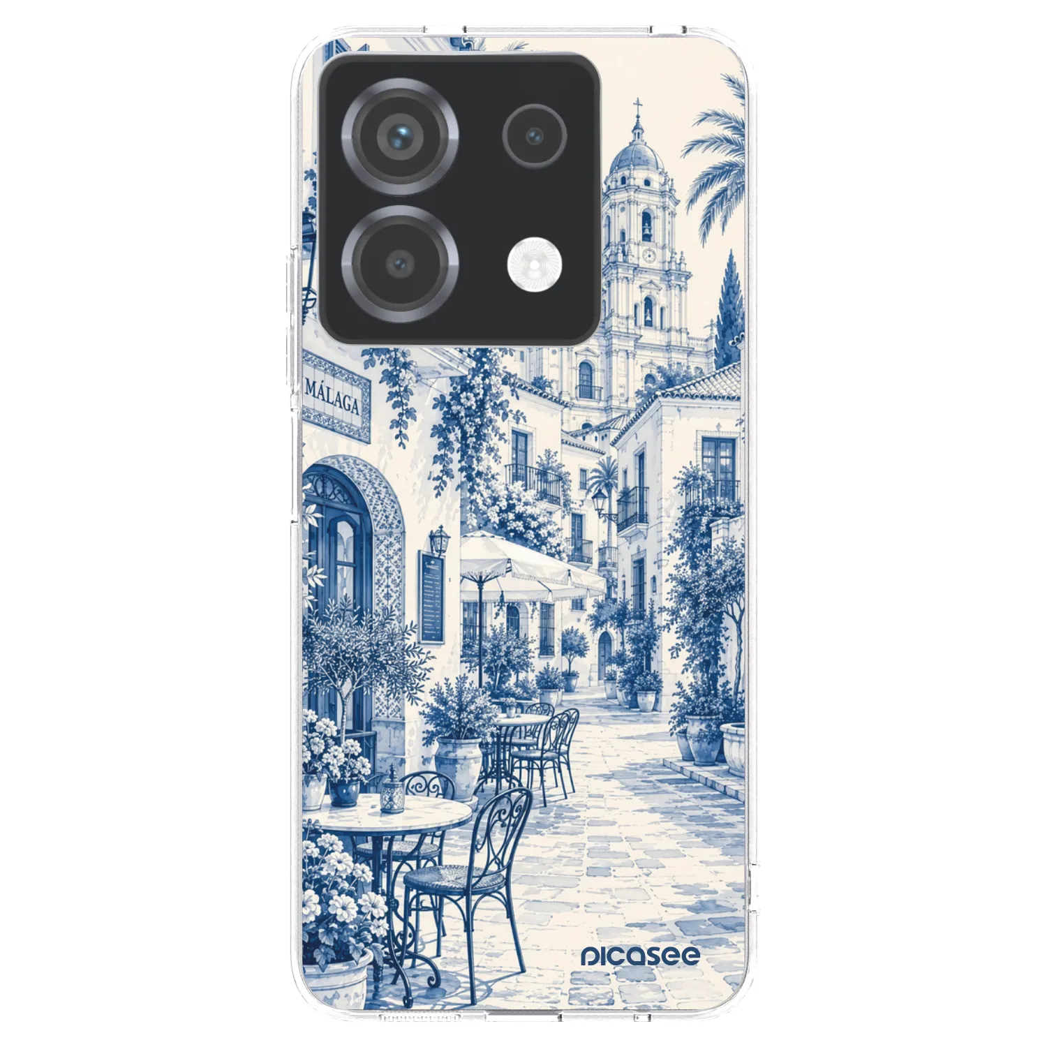 Picasee silikonový průhledný obal pro Xiaomi Poco X6 - Calle Azul