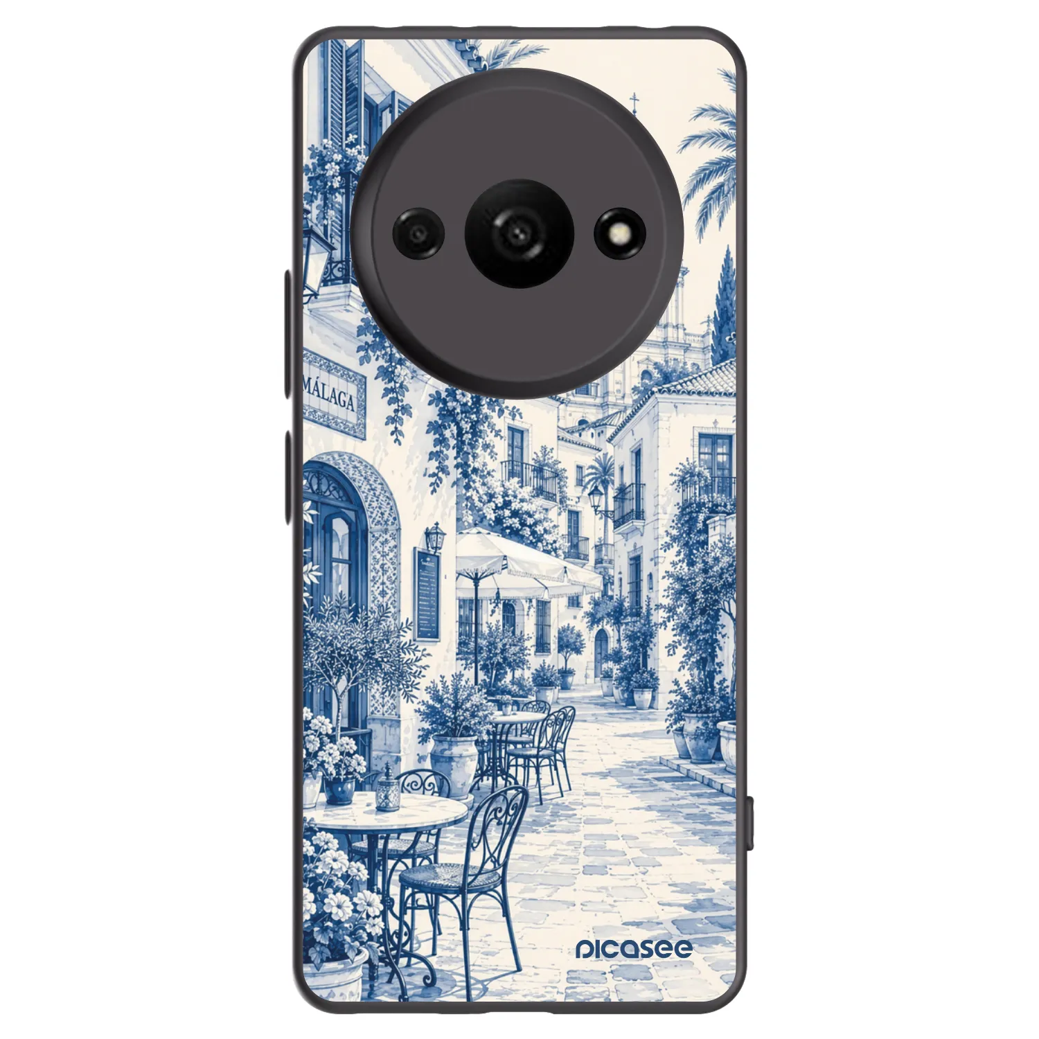 Picasee silikonový černý obal pro Xiaomi Redmi A3 - Calle Azul