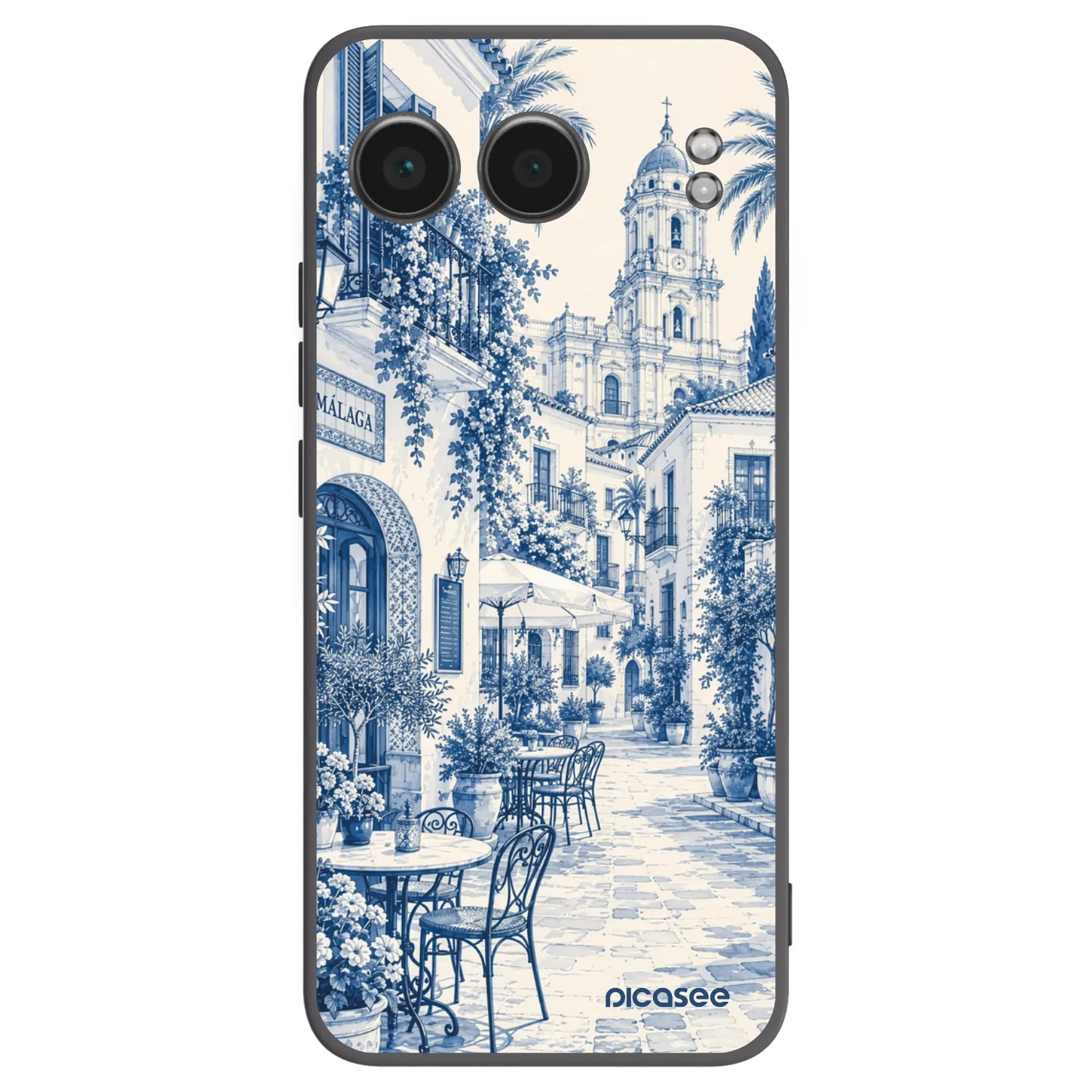 Picasee silikonový černý obal pro OnePlus Nord 4 - Calle Azul