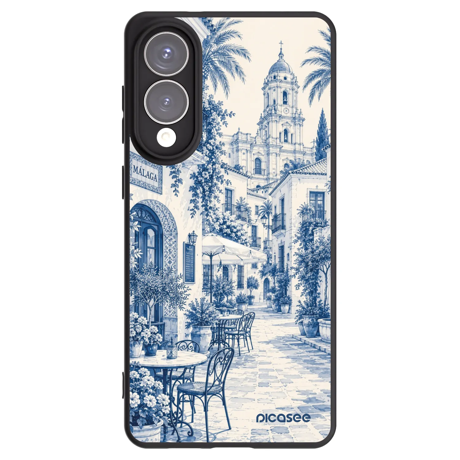 Picasee silikonový černý obal pro Samsung Galaxy S25 Edge 5G - Calle Azul