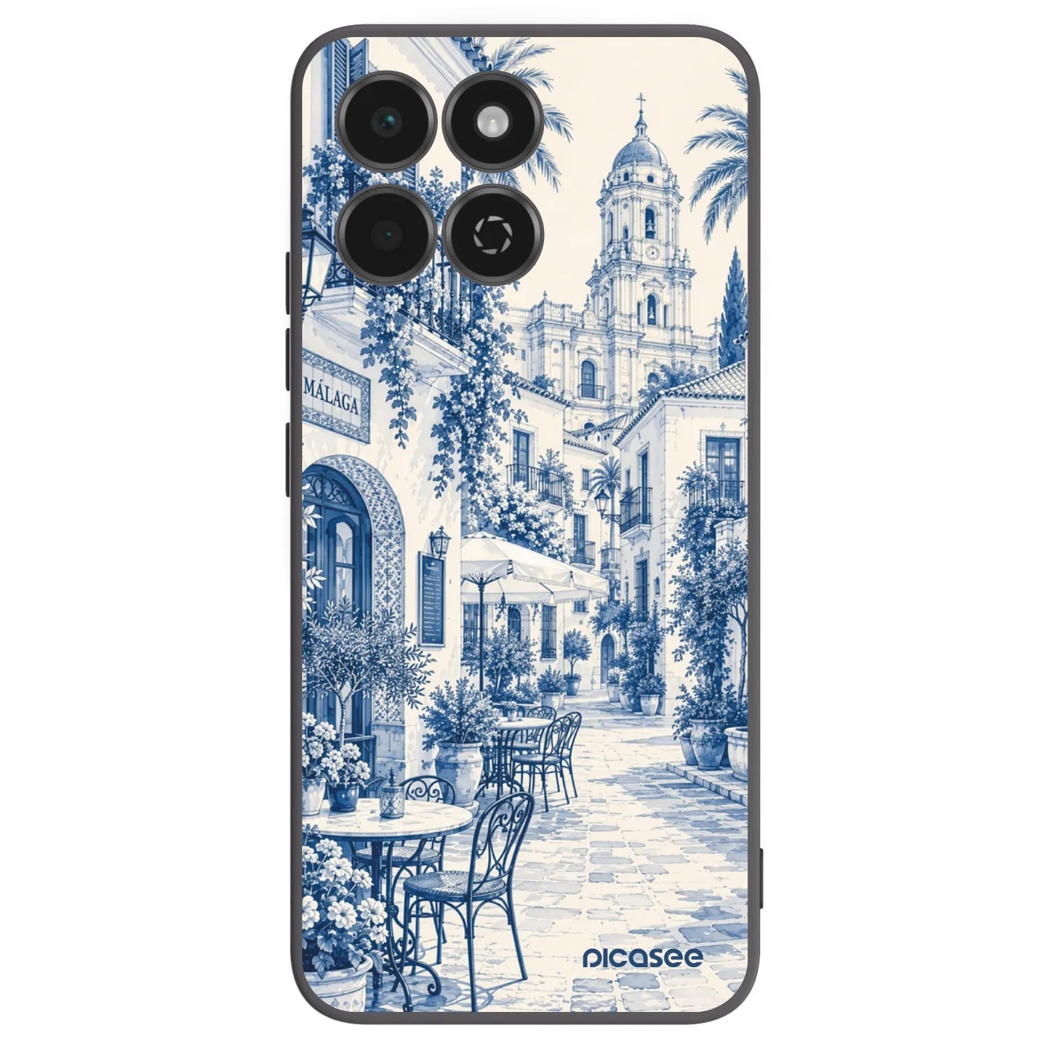 Picasee silikonový černý obal pro Honor 200 Smart 5G - Calle Azul