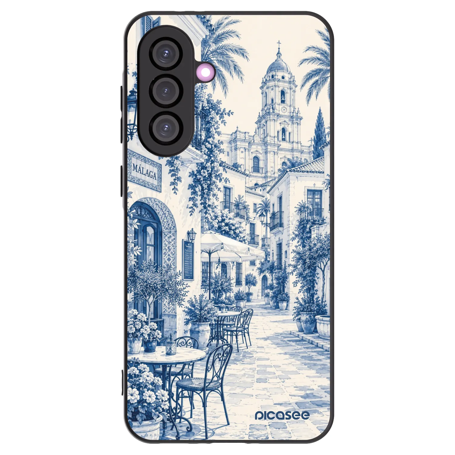 Picasee silikonový černý obal pro Samsung Galaxy A56 5G A566B - Calle Azul