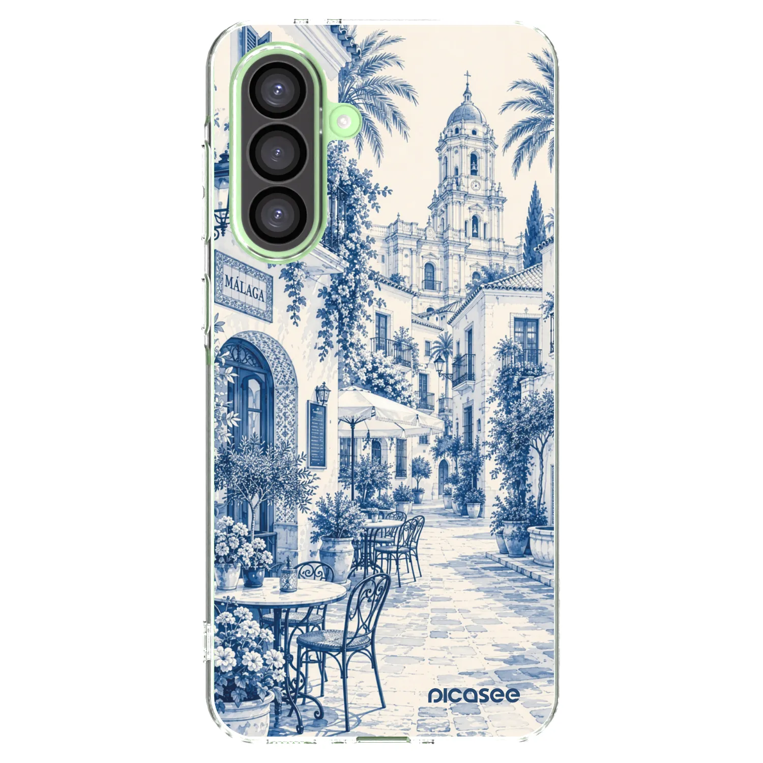 Picasee silikonový průhledný obal pro Samsung Galaxy A26 5G A266B - Calle Azul