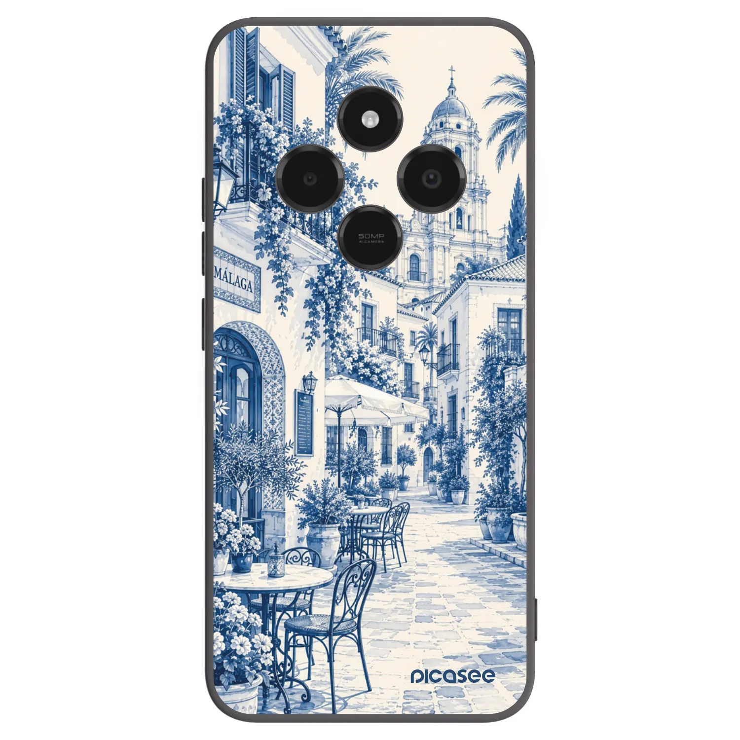 Picasee silikonový černý obal pro Xiaomi Poco C75 - Calle Azul