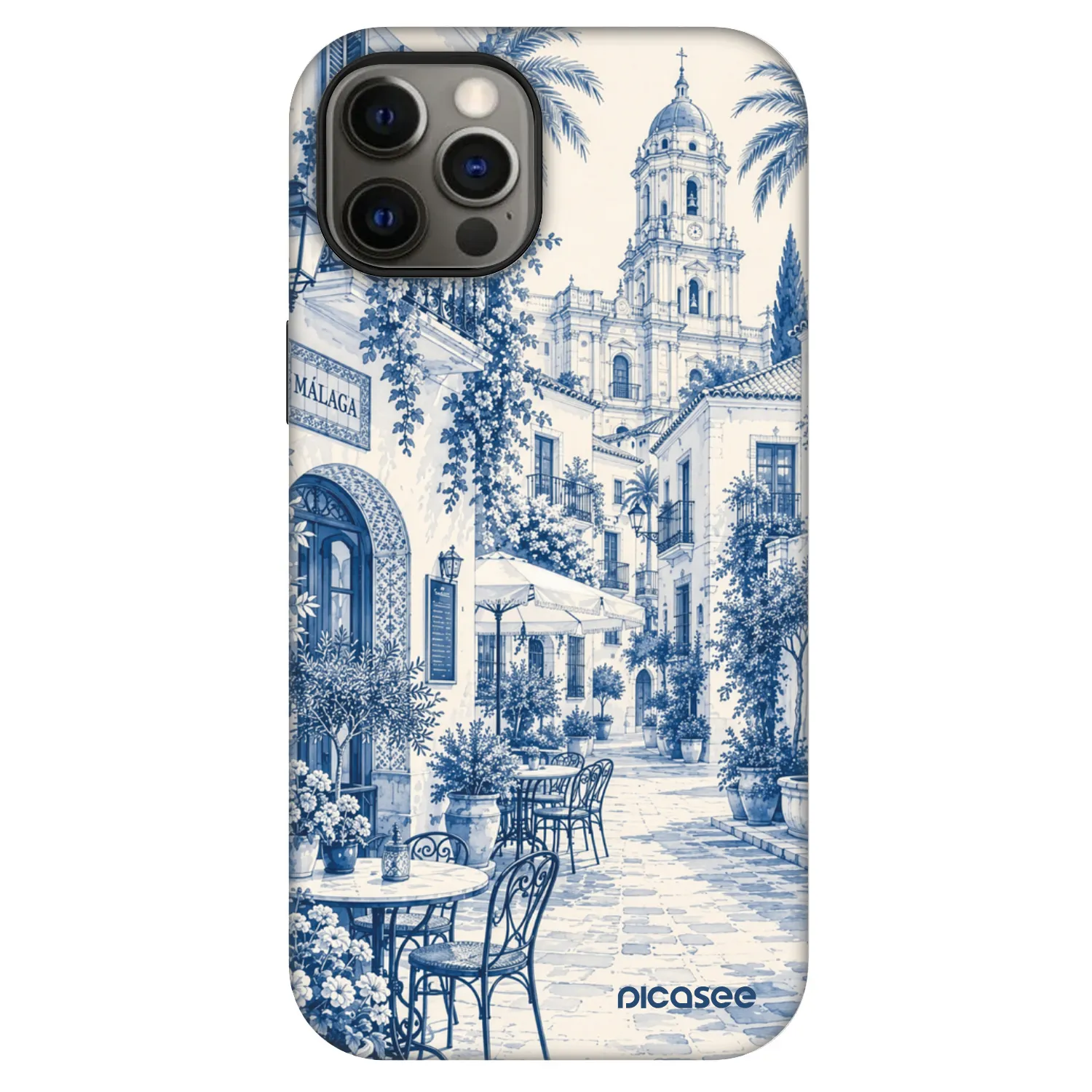 Picasee Fashion Case MagSafe Apple iPhone 12 - Calle Azul