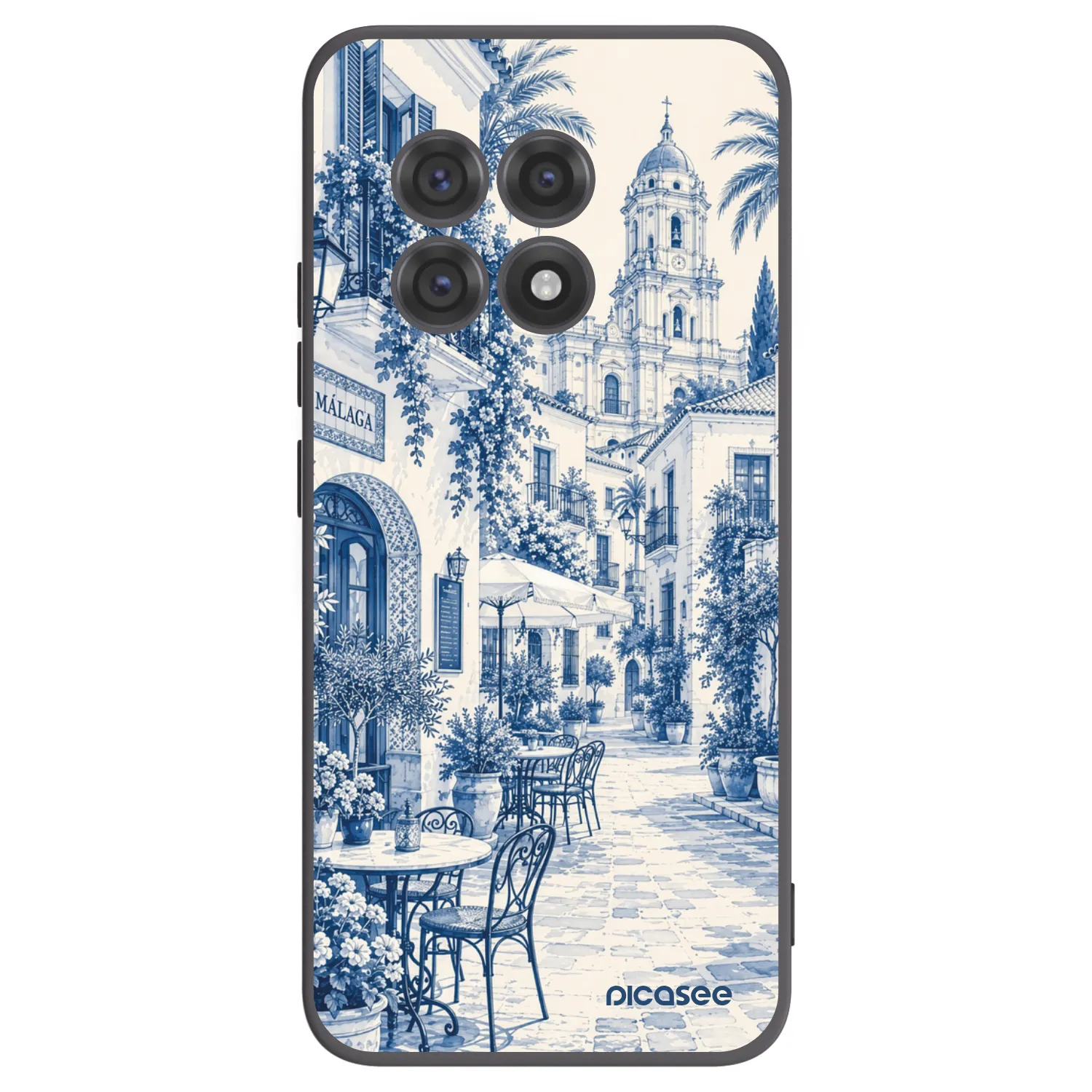 Picasee silikonový černý obal pro OnePlus 13R 5G - Calle Azul