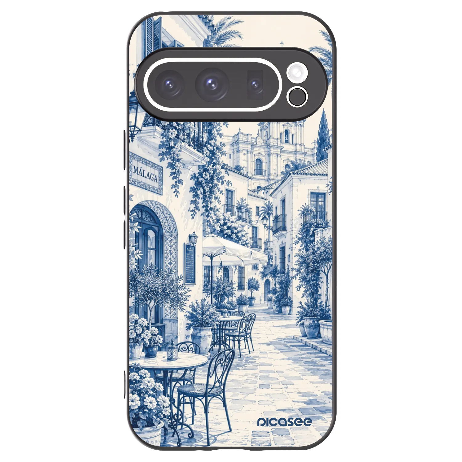 Picasee silikonový černý obal pro Google Pixel 9 Pro XL - Calle Azul