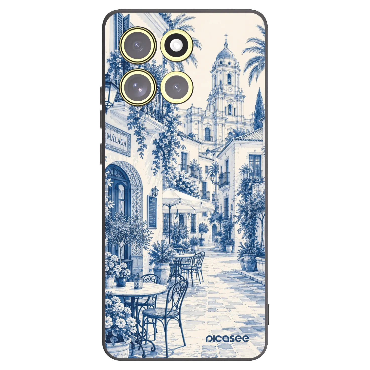 Picasee silikonový černý obal pro Motorola Moto G86 Power 5G - Calle Azul