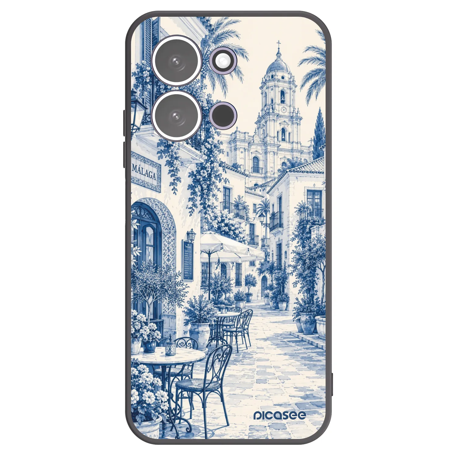 Picasee silikonový černý obal pro Xiaomi Redmi 15C 5G - Calle Azul