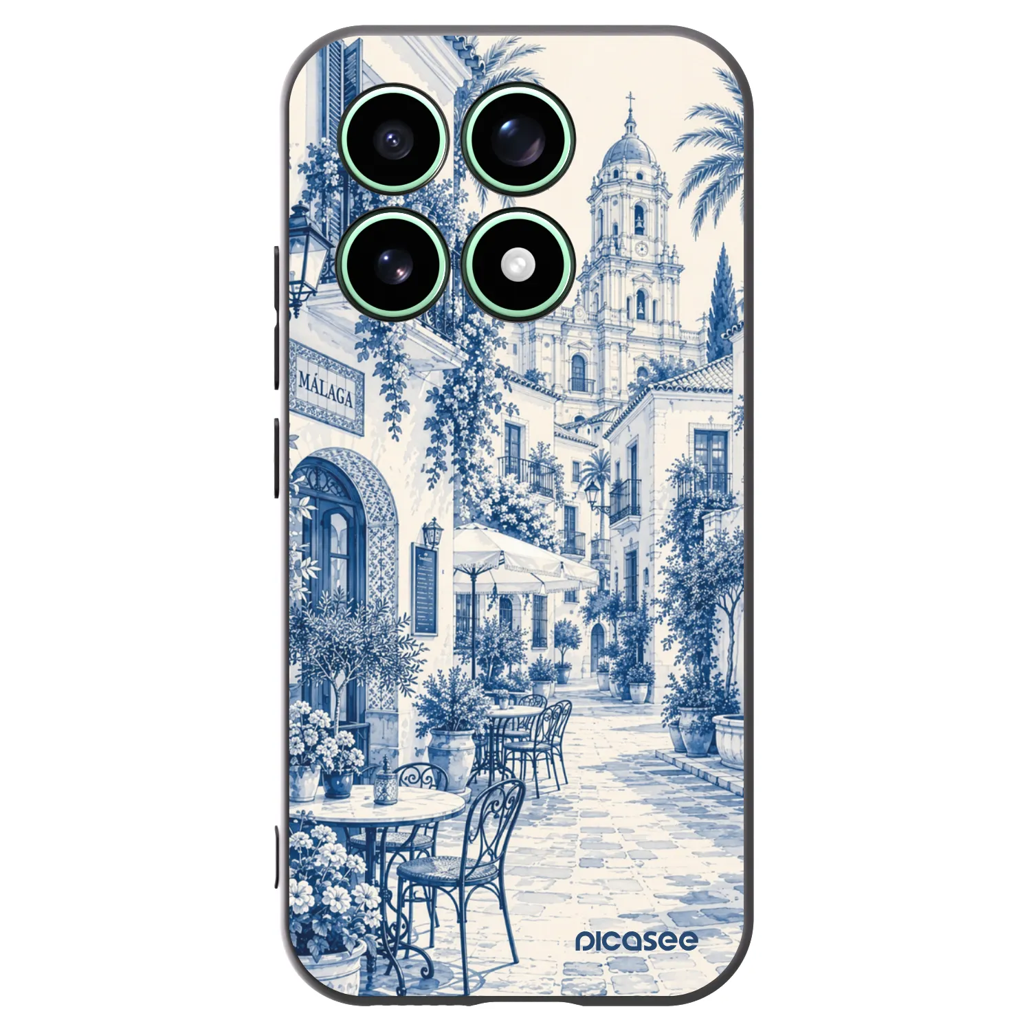 Picasee silikonový černý obal pro Xiaomi 17 - Calle Azul