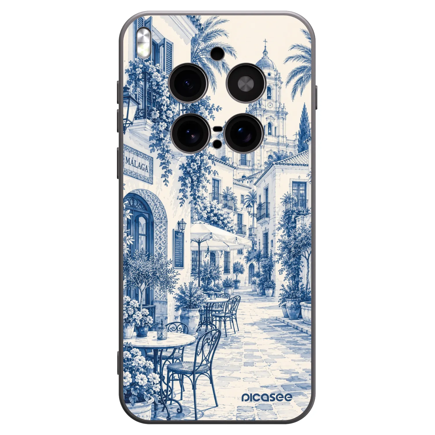 Picasee silikonový černý obal pro Vivo X300 Pro - Calle Azul