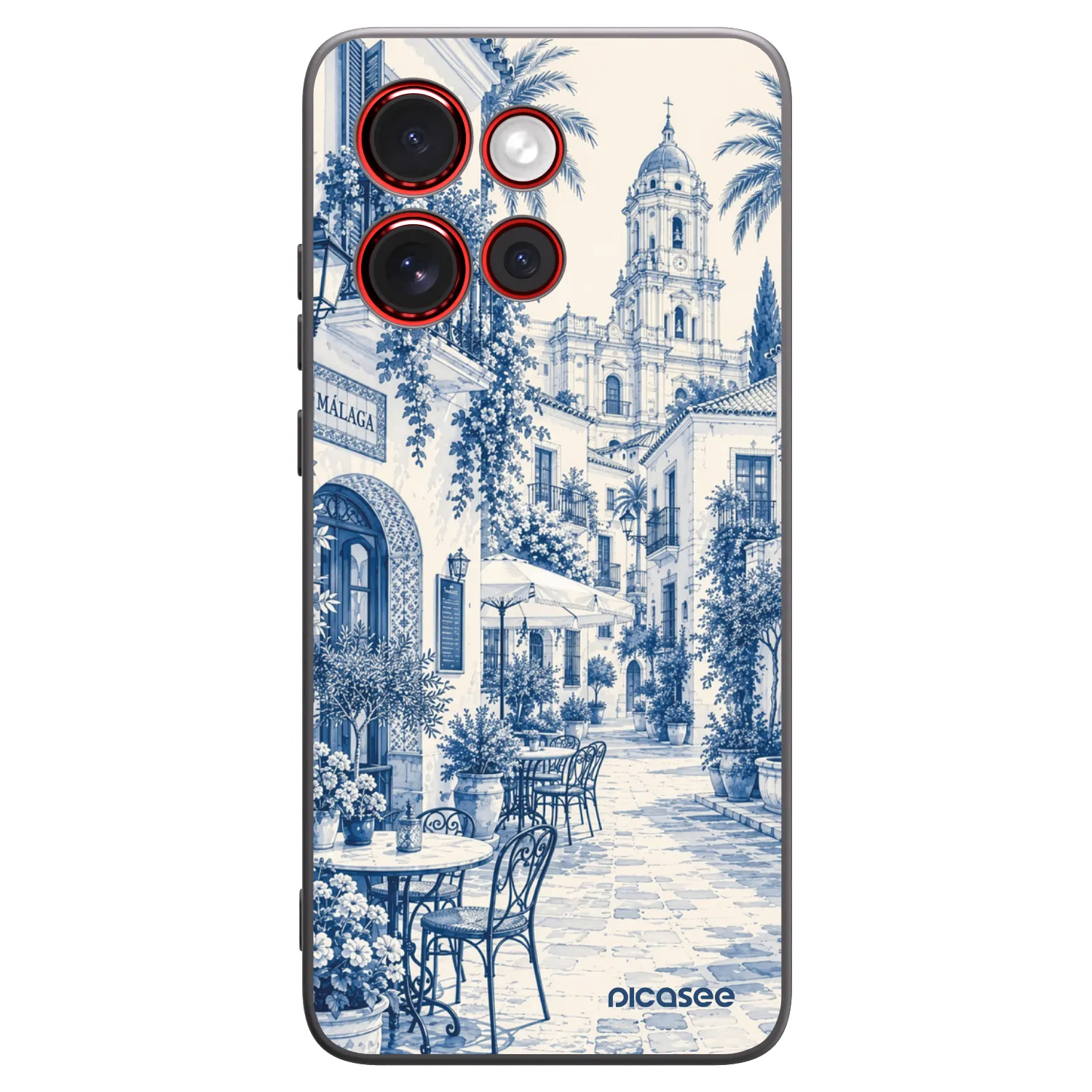 Picasee silikonový černý obal pro Motorola Edge 60 Neo 5G - Calle Azul