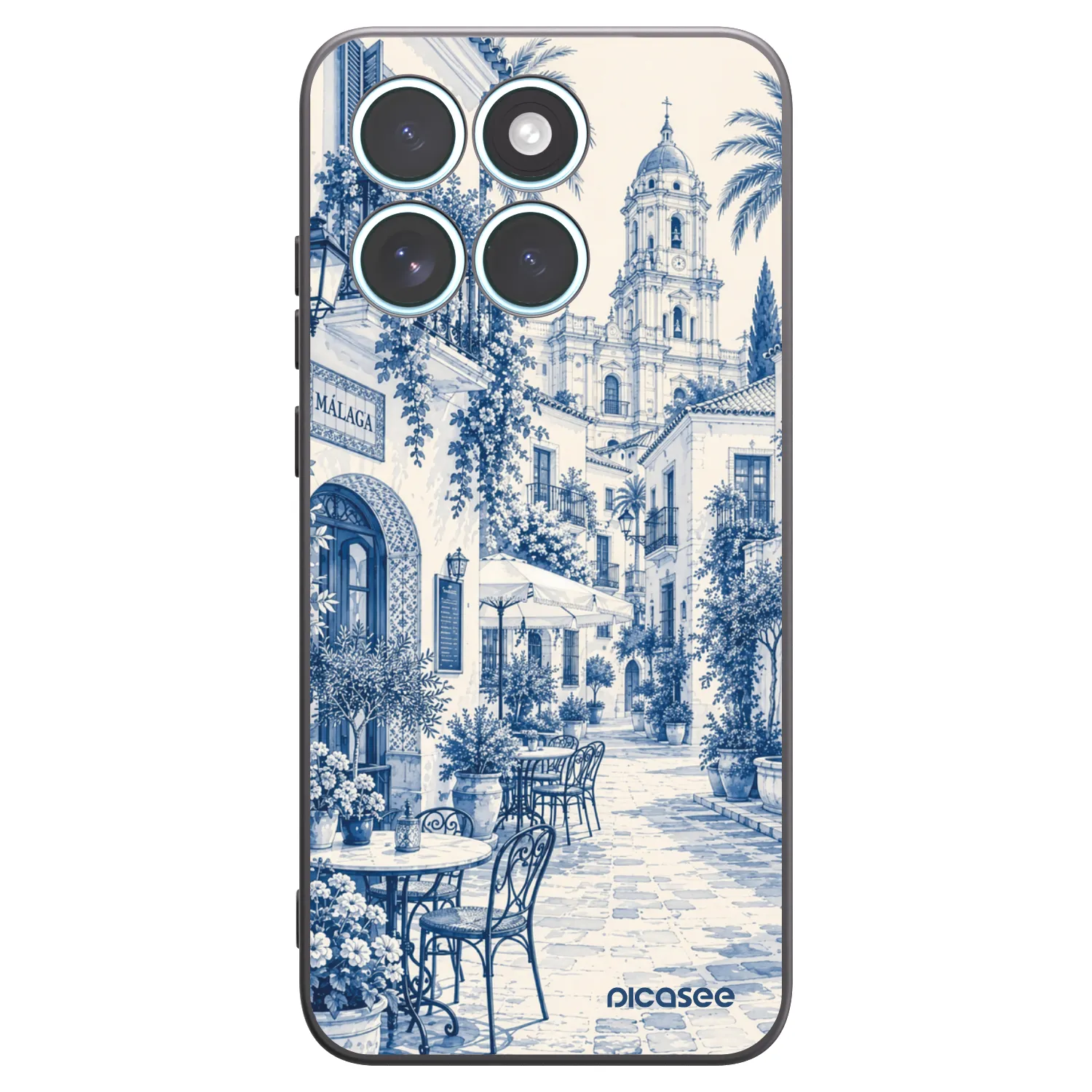 Picasee silikonový černý obal pro Motorola Edge 70 Fusion - Calle Azul