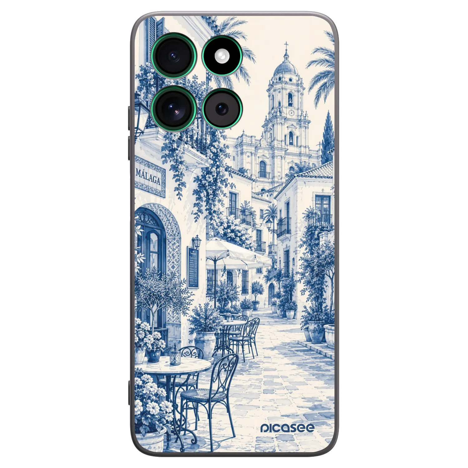 Picasee silikonový černý obal pro Motorola Moto G57 Power - Calle Azul