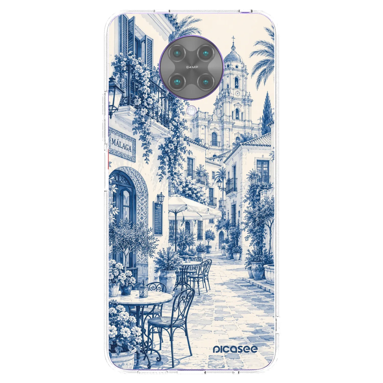 Picasee silikonový průhledný obal pro Xiaomi Poco F2 Pro - Calle Azul