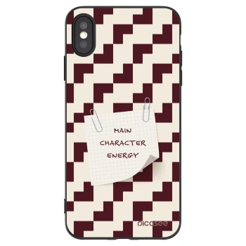 Picasee silikonový černý obal pro Apple iPhone XS Max - Lead Role