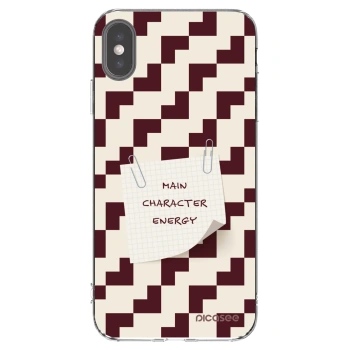Picasee silikonový průhledný obal pro Apple iPhone XS Max - Lead Role