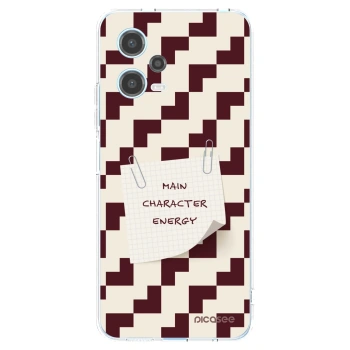 Picasee silikonový průhledný obal pro Xiaomi Redmi Note 12 5G - Lead Role