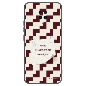 Picasee silikonový černý obal pro Xiaomi Redmi Note 9 Pro - Lead Role