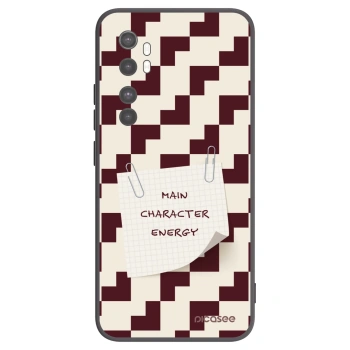 Picasee silikonový černý obal pro Xiaomi Mi Note 10 Lite - Lead Role