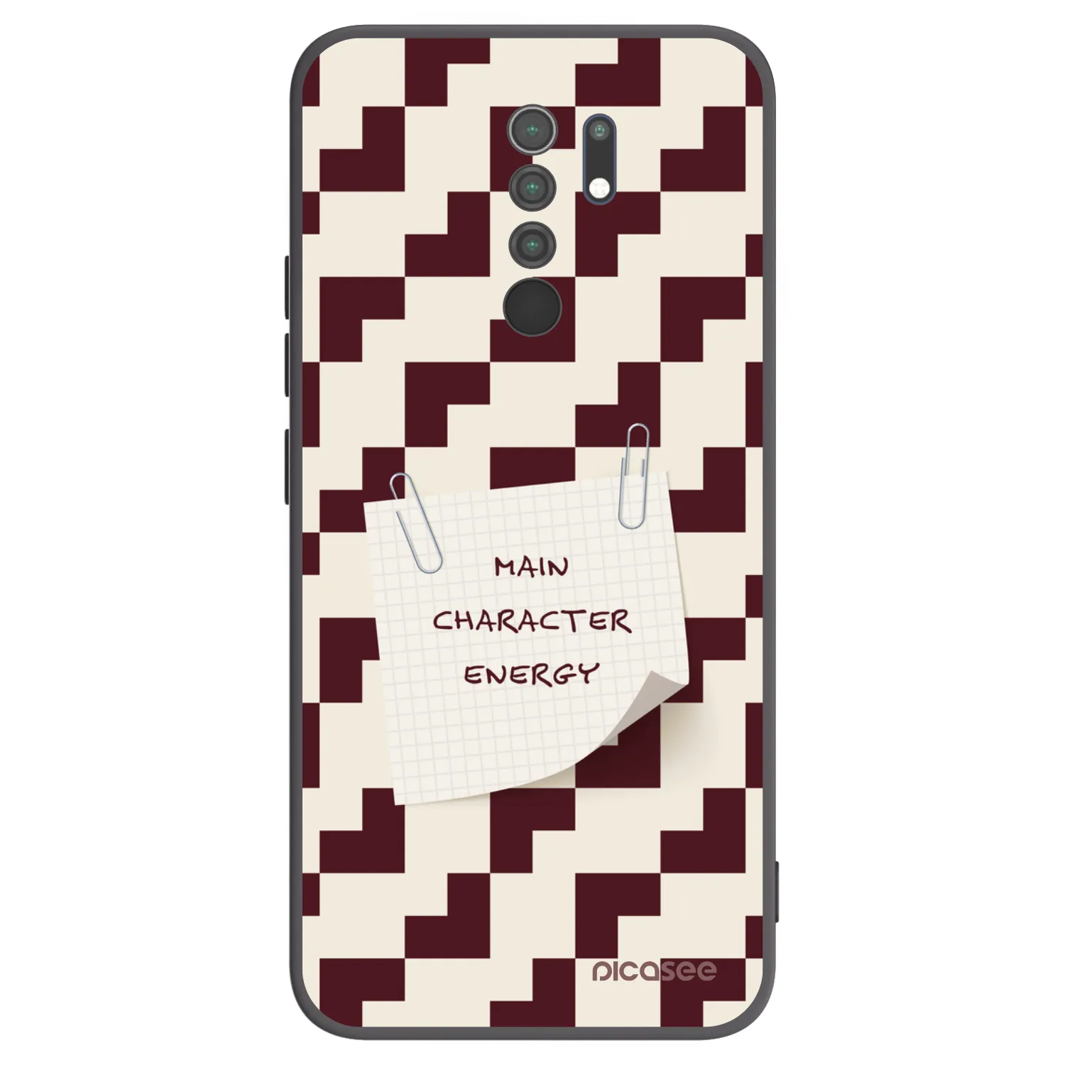 Picasee silikonový černý obal pro Xiaomi Redmi 9 - Lead Role