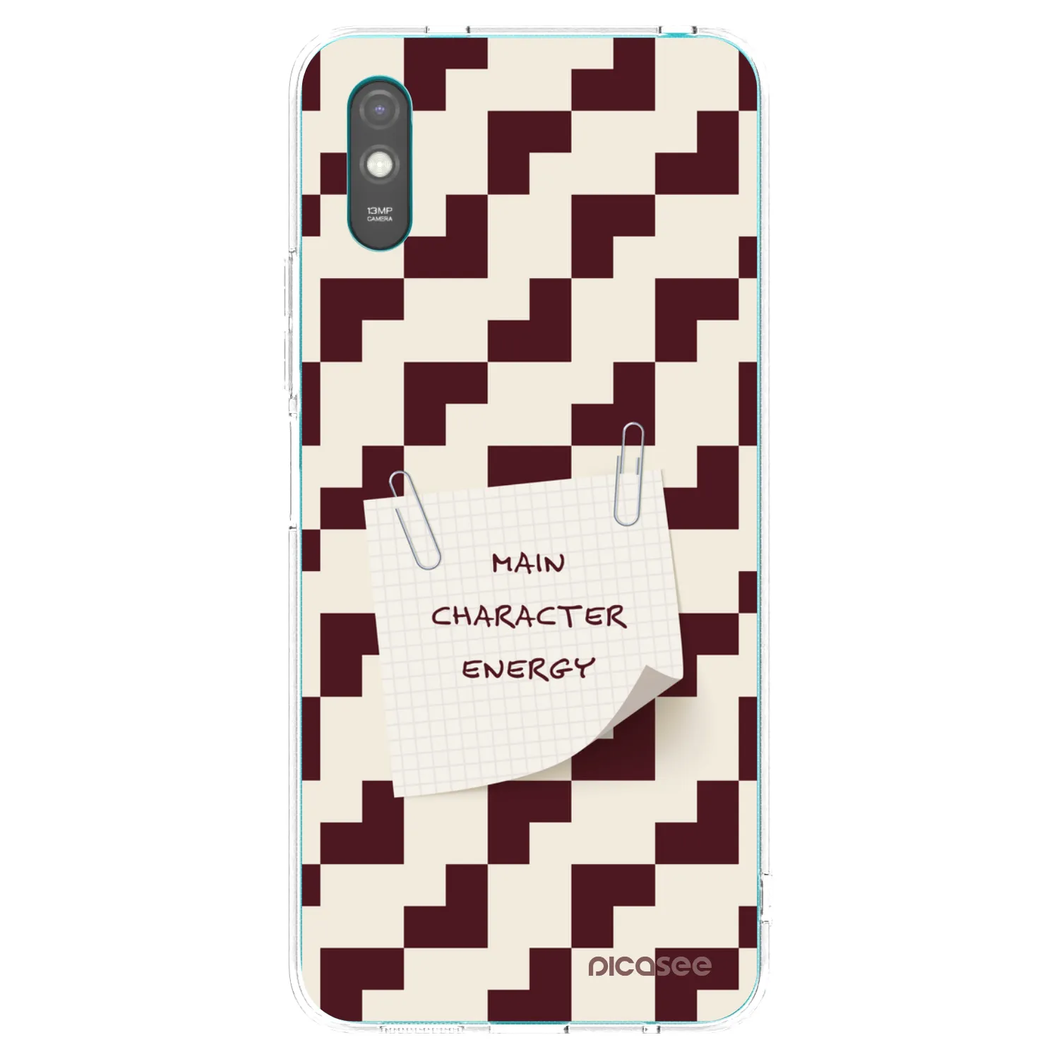 Picasee silikonový průhledný obal pro Xiaomi Redmi 9A - Lead Role