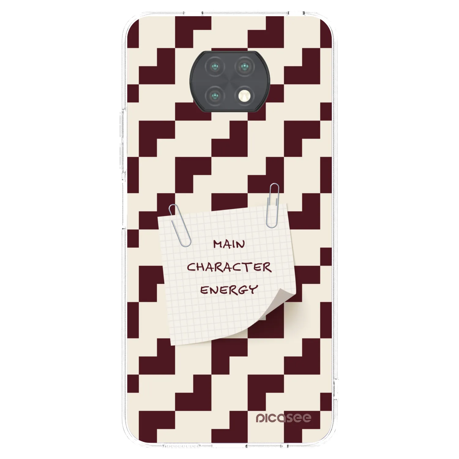 Picasee silikonový průhledný obal pro Xiaomi Redmi Note 9T - Lead Role