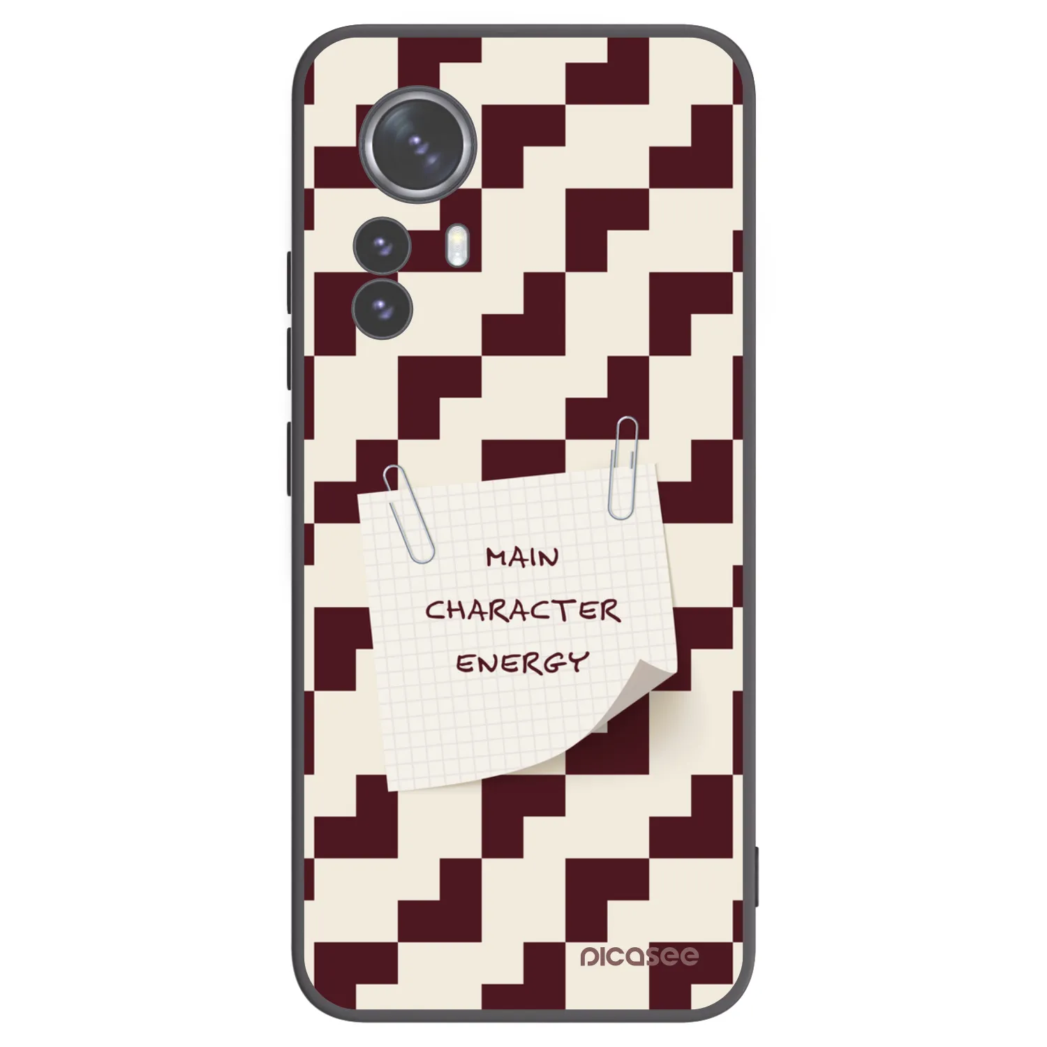 Picasee silikonový černý obal pro Xiaomi 12 Pro - Lead Role