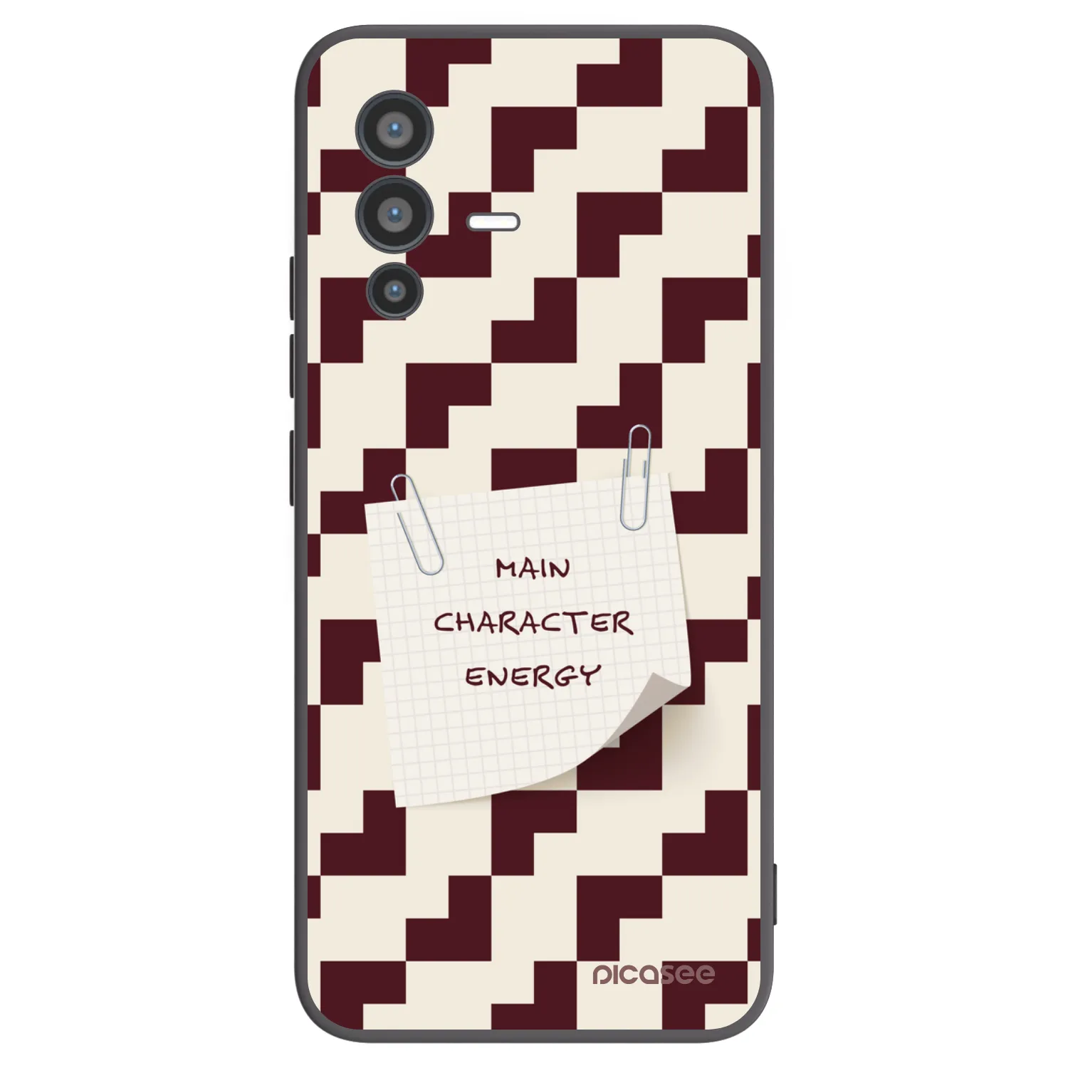 Picasee silikonový černý obal pro Vivo V23 5G - Lead Role