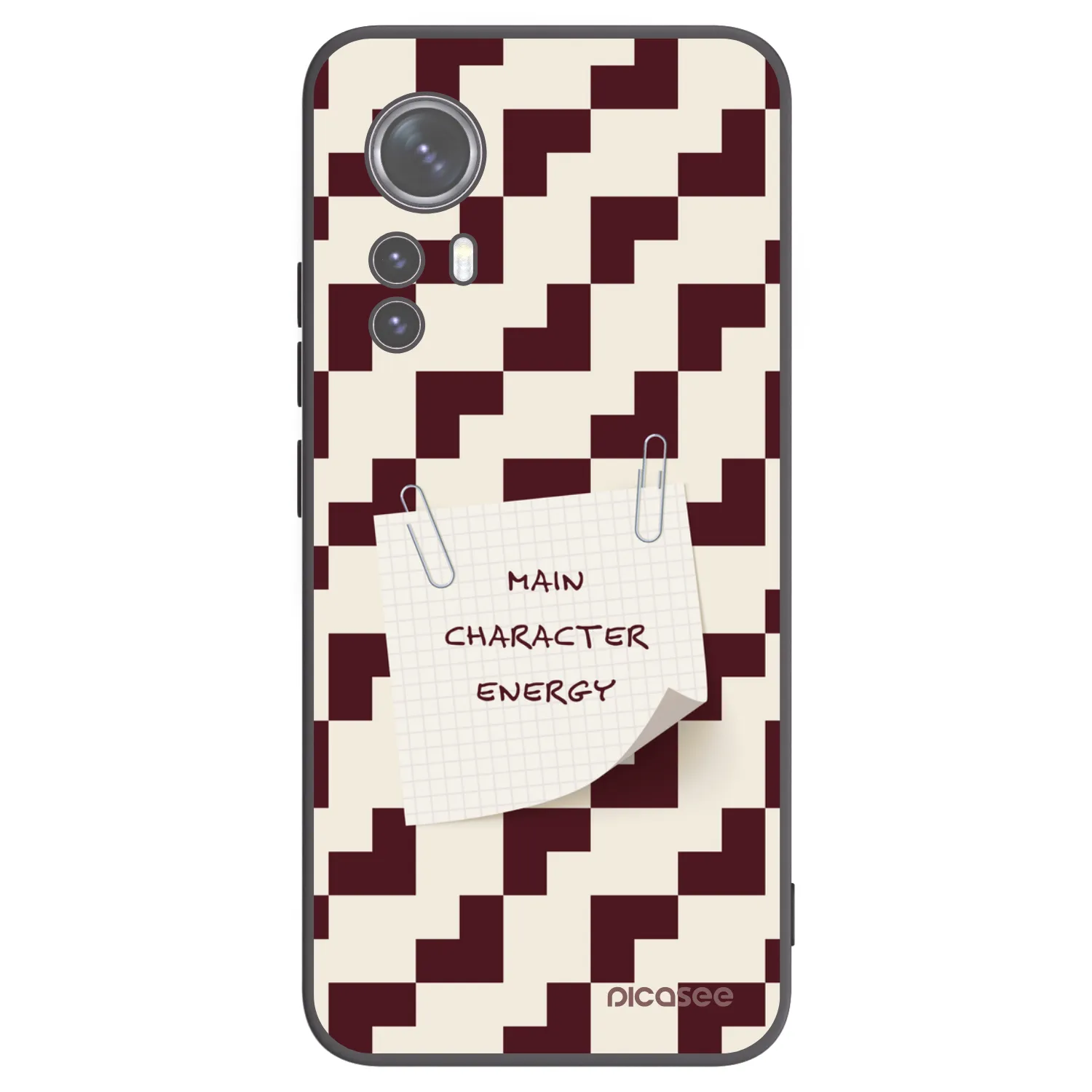 Picasee silikonový černý obal pro Xiaomi 12X - Lead Role