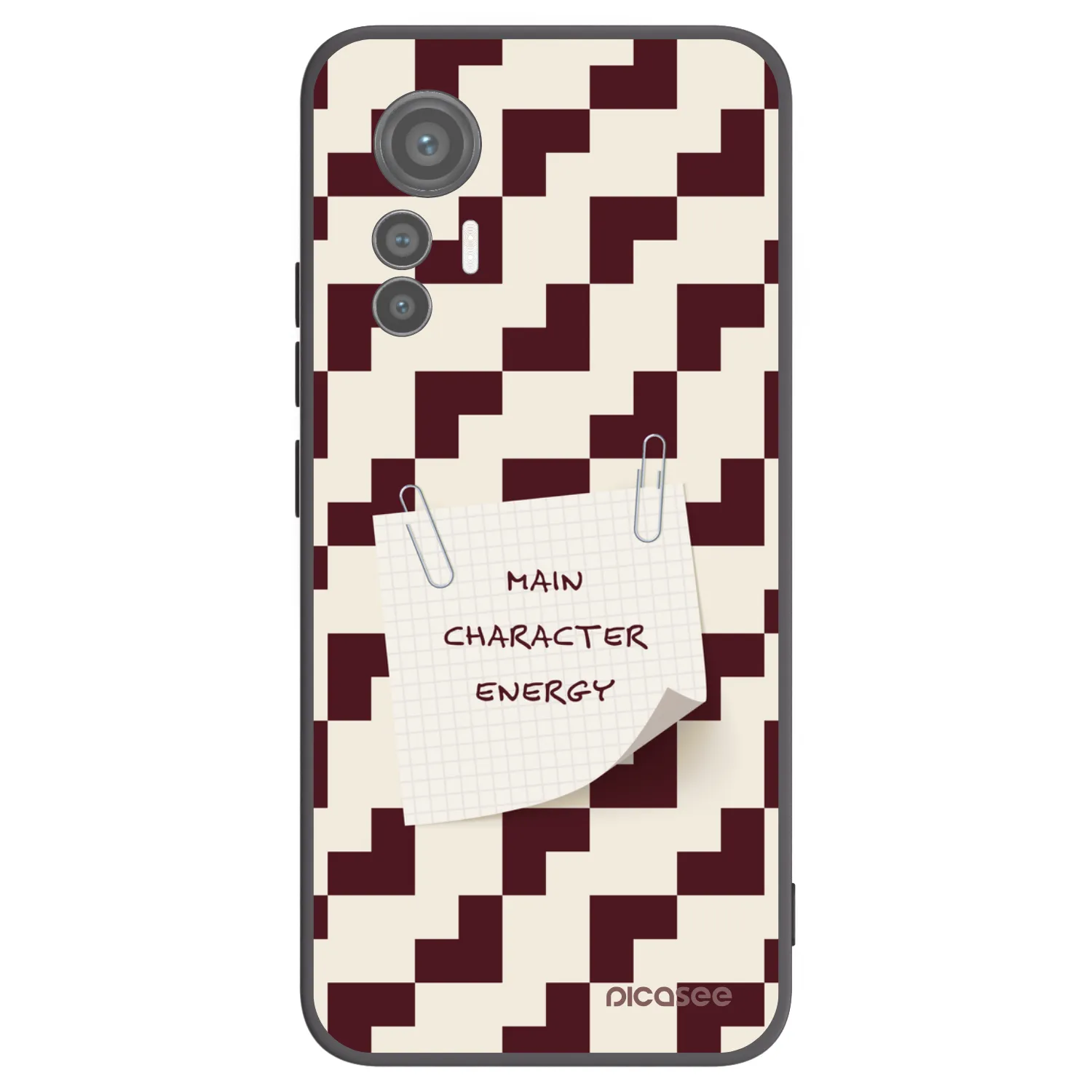 Picasee silikonový černý obal pro Xiaomi 12 Lite - Lead Role
