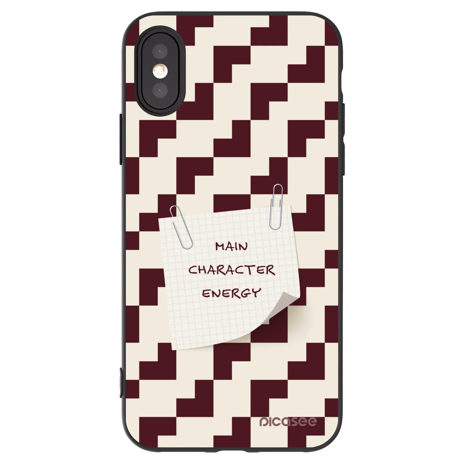 Picasee silikonový černý obal pro Apple iPhone X/XS - Lead Role