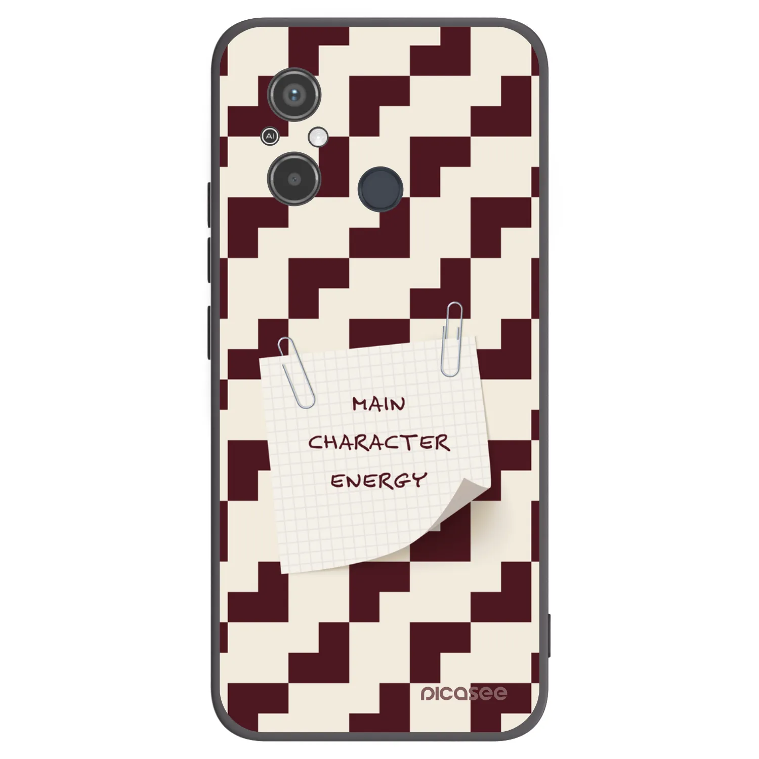 Picasee silikonový černý obal pro Xiaomi Redmi 12C - Lead Role