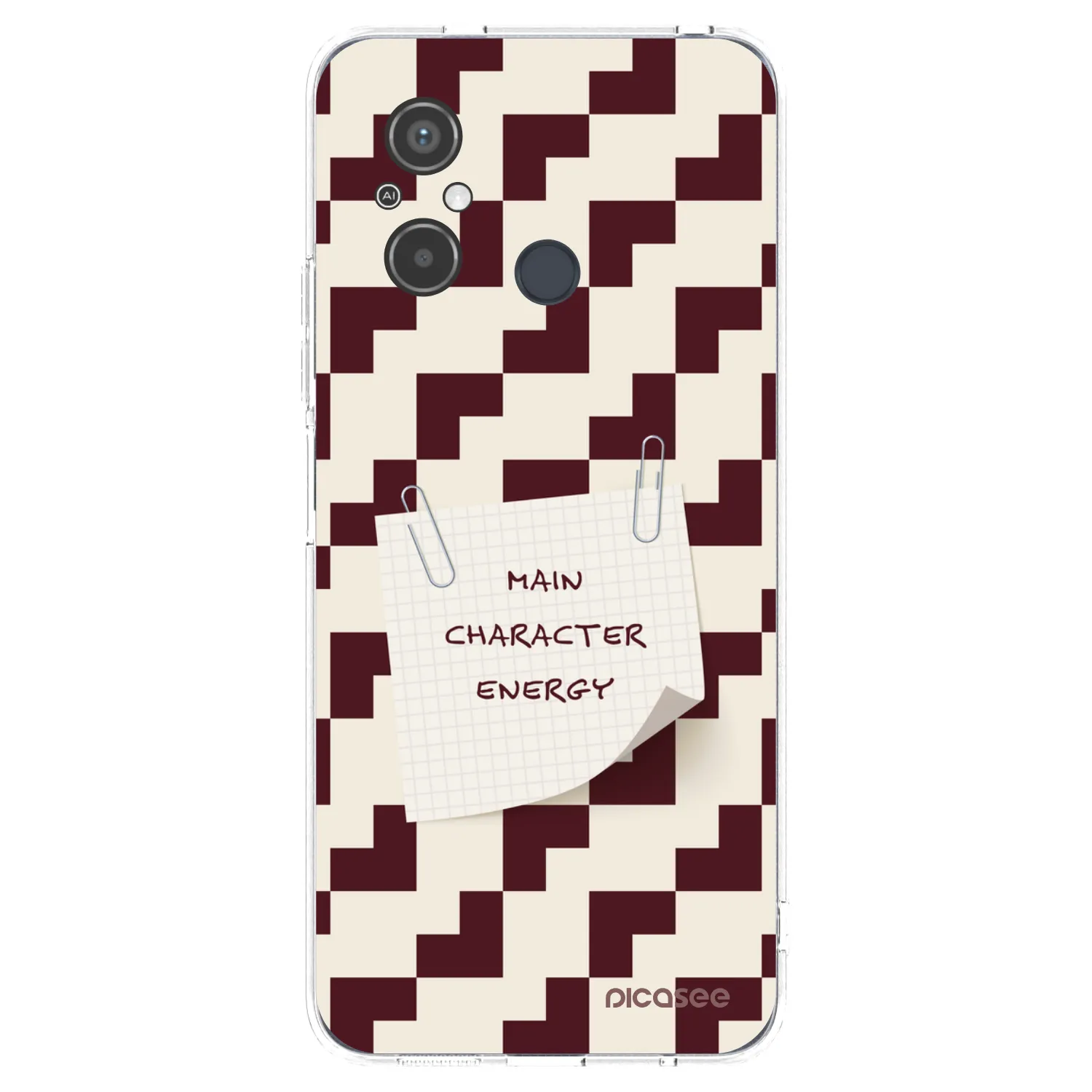 Picasee silikonový průhledný obal pro Xiaomi Redmi 12C - Lead Role
