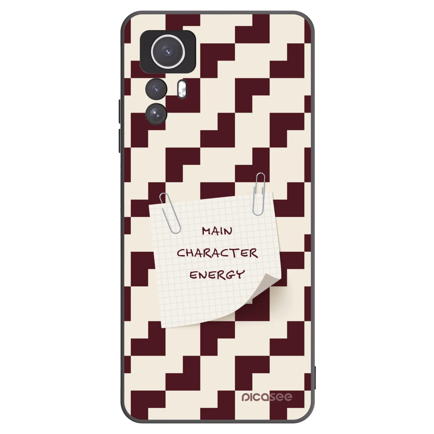 Picasee silikonový černý obal pro Xiaomi Redmi Note 12S - Lead Role