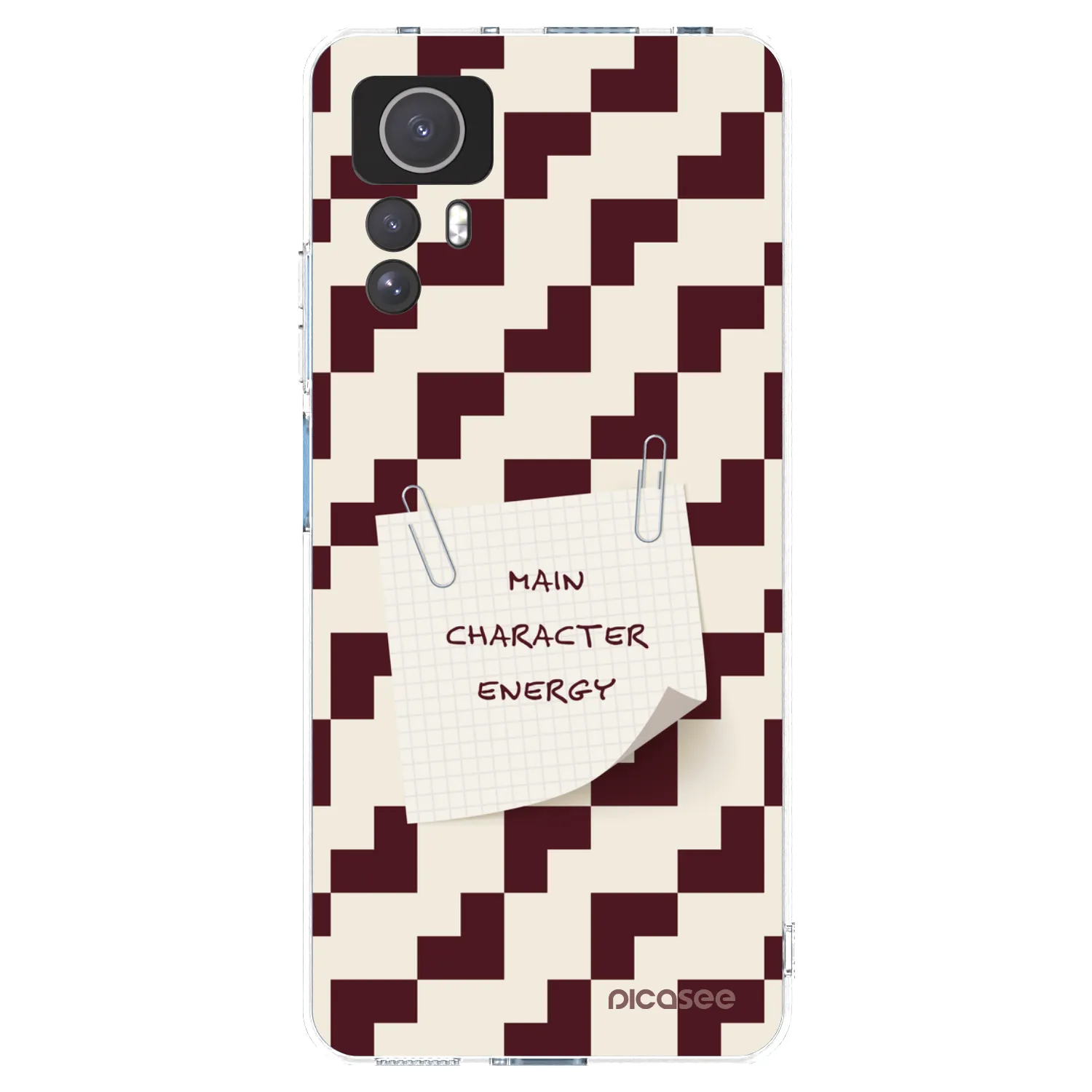 Picasee silikonový průhledný obal pro Xiaomi Redmi Note 12S - Lead Role