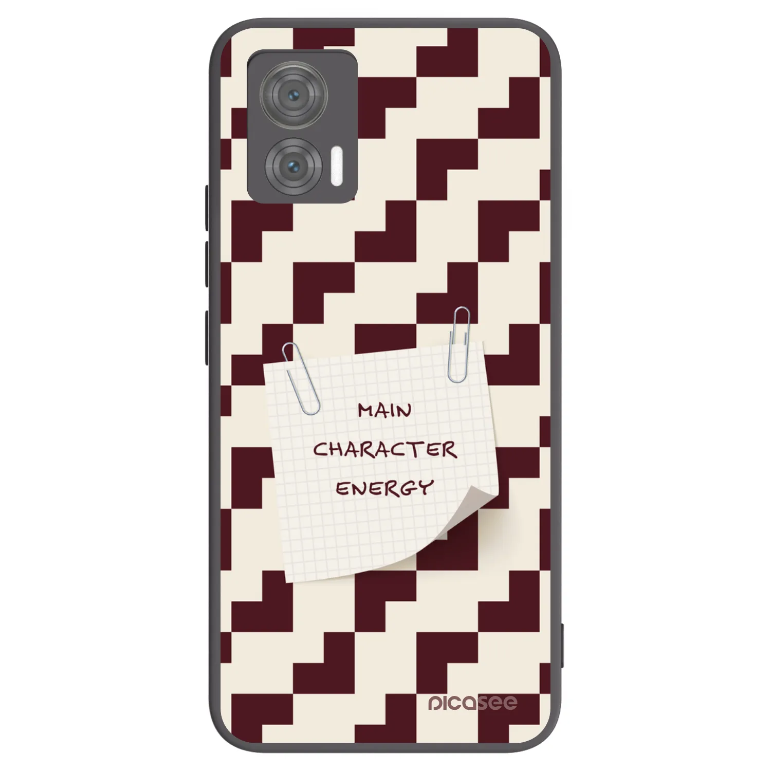Picasee silikonový černý obal pro Motorola Edge 30 Neo - Lead Role