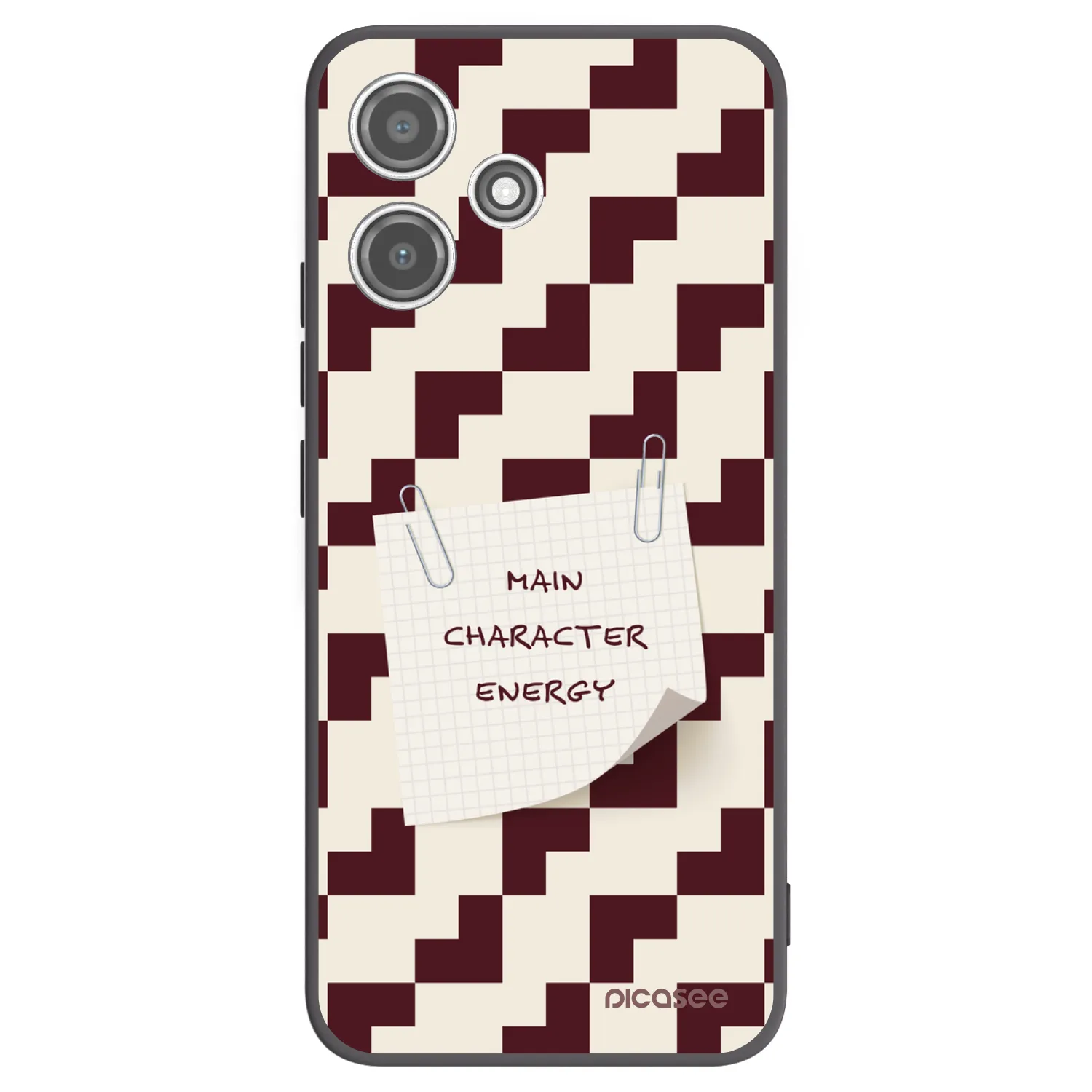 Picasee silikonový černý obal pro Xiaomi Redmi 12 5G - Lead Role