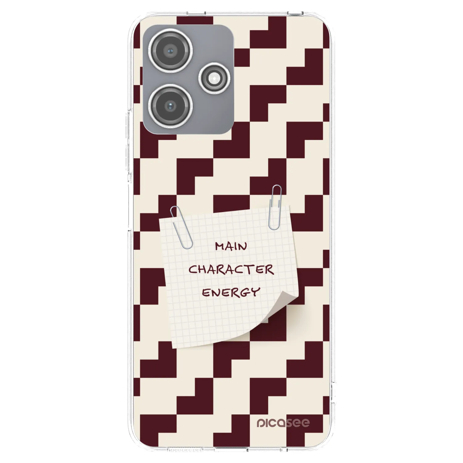 Picasee silikonový průhledný obal pro Xiaomi Redmi 12 5G - Lead Role