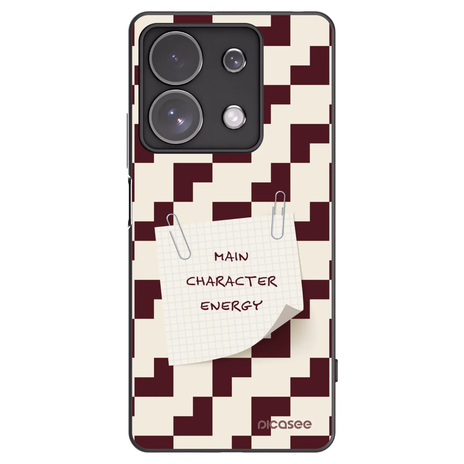 Picasee silikonový černý obal pro Xiaomi Redmi Note 13 Pro 4G - Lead Role