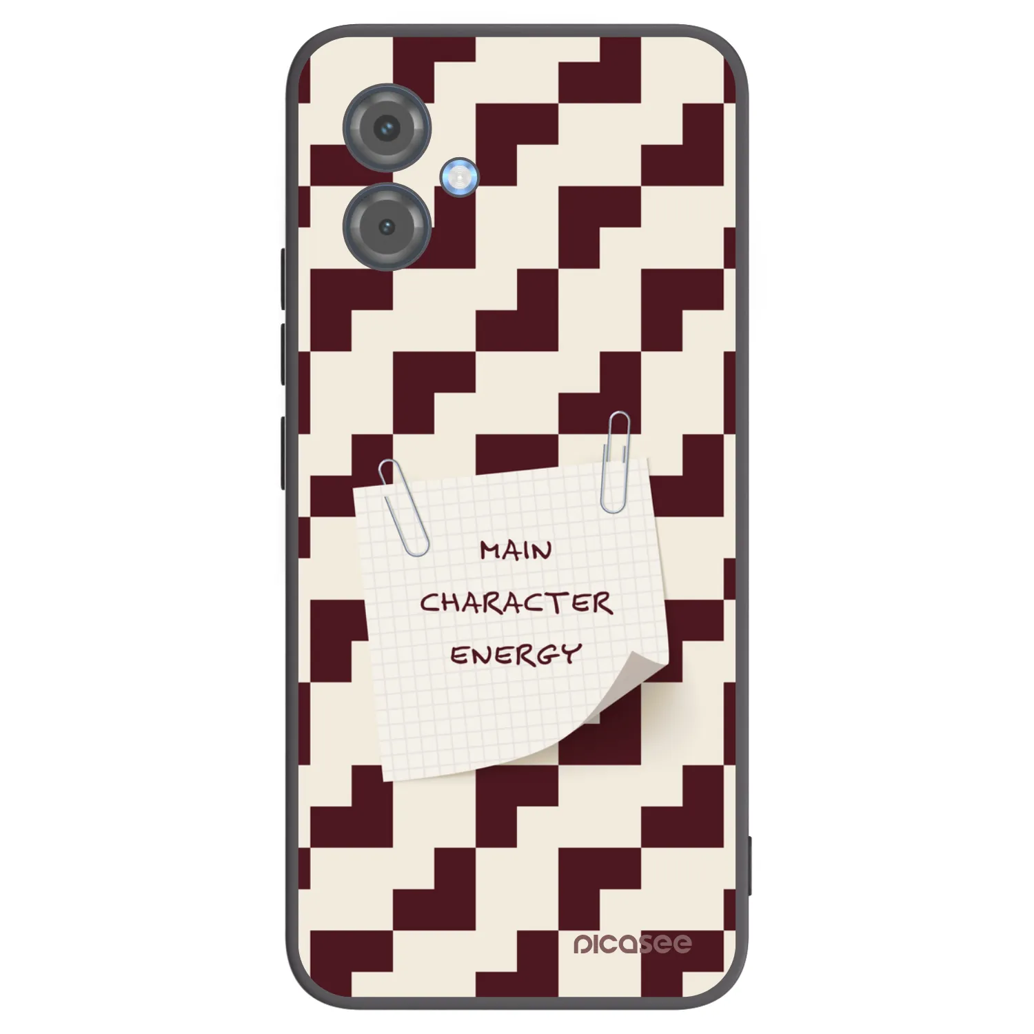 Picasee silikonový černý obal pro Motorola Moto G14 - Lead Role